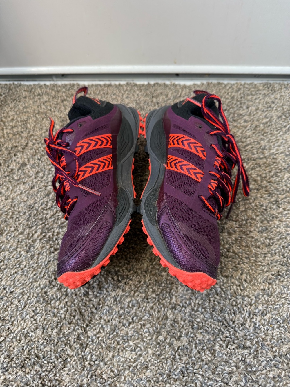Brooks Cascadia 12 Purple and Orange Trail Runners - Picture 3 of 6